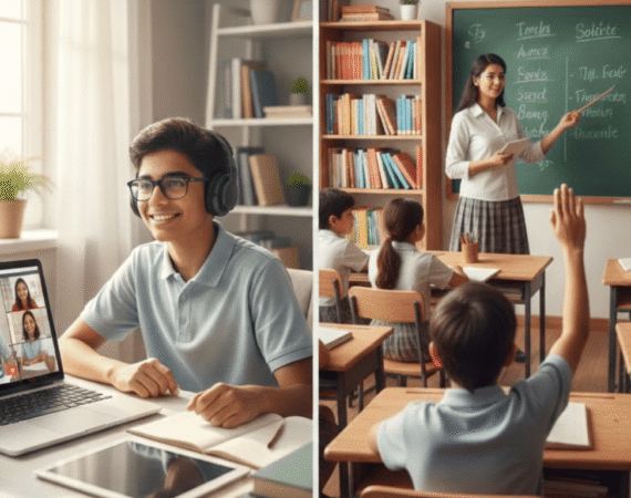 Aprender inglés en línea vs. clases presenciales tradicionales en Costa Rica (2026)